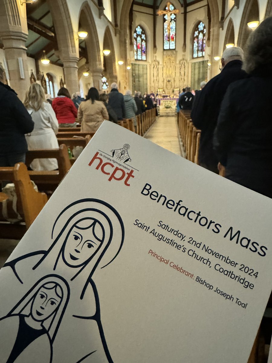 HCPT's tweet photo. Yesterday, on All Souls’ Day, we gathered for Mass in honour of our benefactors. Mass was offered for every supporter whose generosity has helped HCPT continue its mission.

For anyone who was unable to attend, you can watch the Mass back by visiting: https://t.co/hE185VuixZ https://t.co/ZPyJPuJfL8