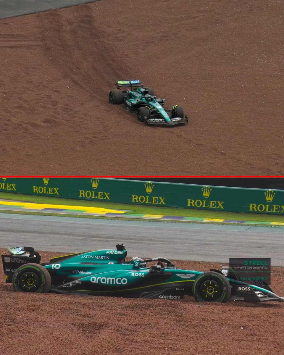 CapitanFutbol's tweet photo. Y así empieza el #BrazilianGP hoy va ganar la inteligencia y control más que la velocidad! https://t.co/IrRRplvylX