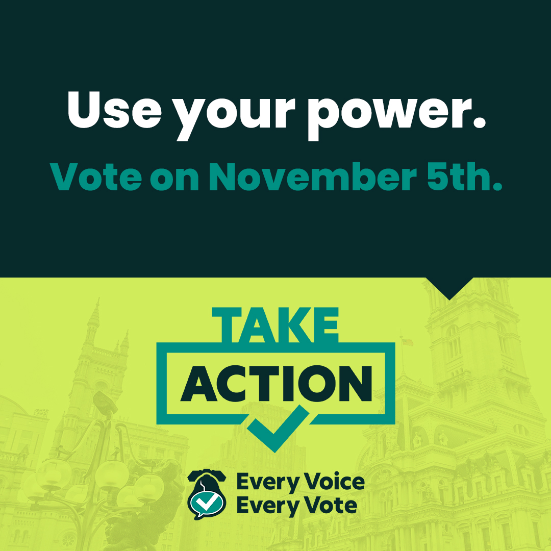 Voting is power. ✅  

Our voices and votes can change the city and the country. Visit <a href="/VoiceVotePhilly/">Every Voice, Every Vote</a> website (bit.ly/3UC6HKV) for candidate guides, essential voter information, and more resources for becoming a confident voter. Do you have a voting plan? 🇺🇸