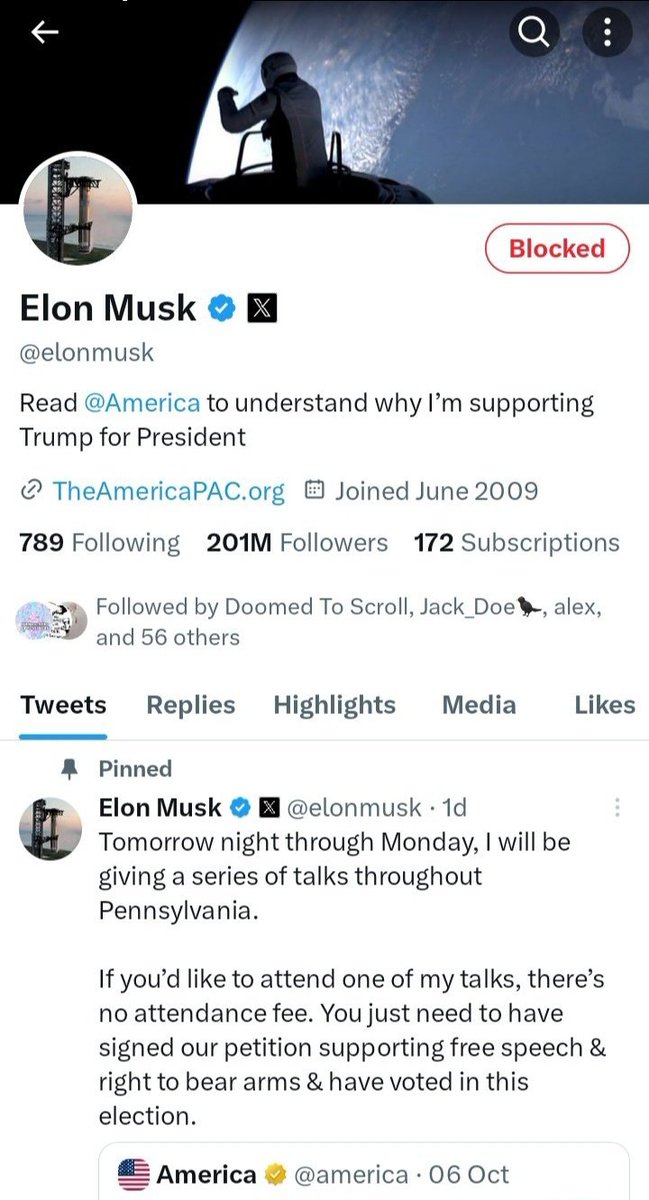 BigTechAlarms's tweet image. 🆕 @elonmusk has started following @BabyDickBinky