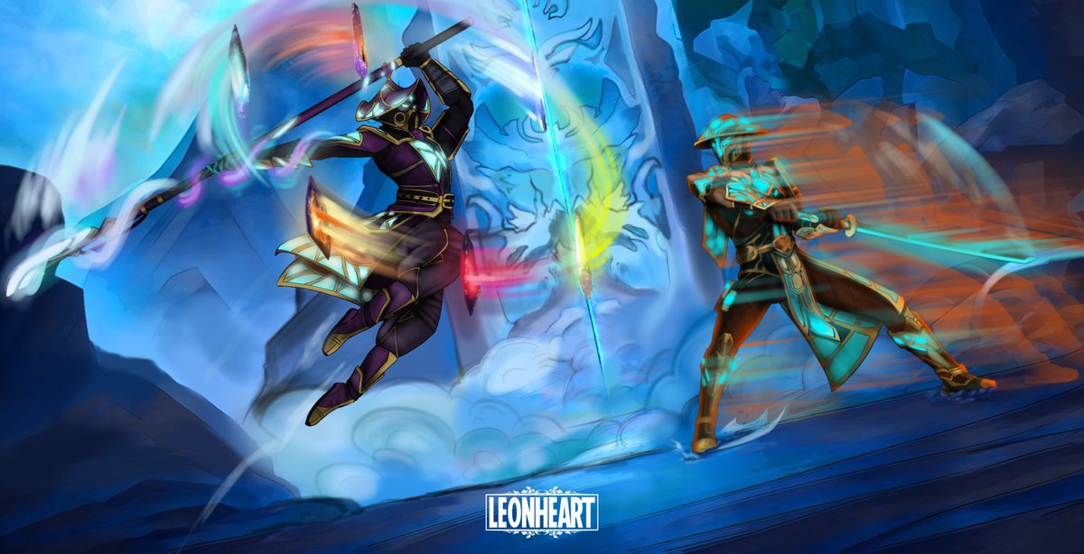 leon_he_art's tweet photo. ⚔️ Battle of Descendants ⚔️
Liberator of Mortals
VS
Master of the Shadow World
@ShadowFight_3 @SFArenaGame
#ShadowArts #ShadowFight3 https://t.co/4UxxEGd11f