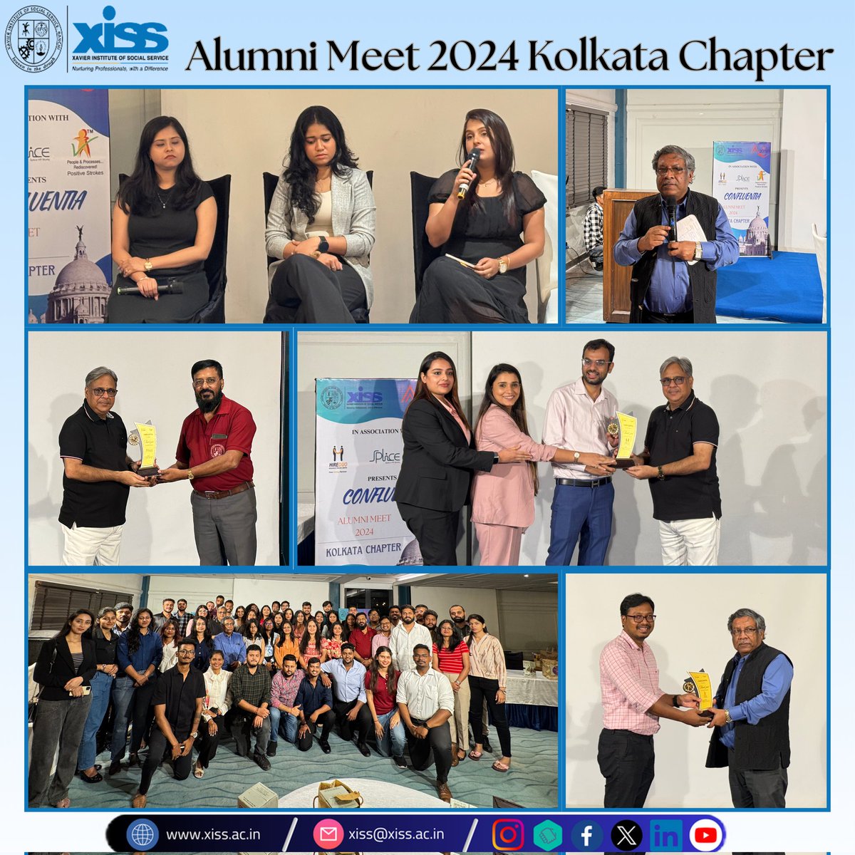 XISSRanchi's tweet photo. #XISS & #AAXISS #KolkataChapter held a #paneldiscussion at the #AlumniMeet 2024. Leaders shared insights on adaptability, stress management & learning. The evening wrapped up with games, networking & dinner. #XISSAlumniMeet https://t.co/qdOPOM9Opc