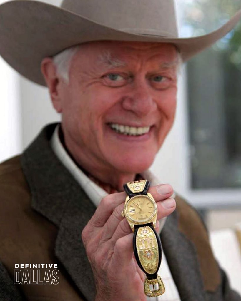 Mr. Hagman and that iconic watch!