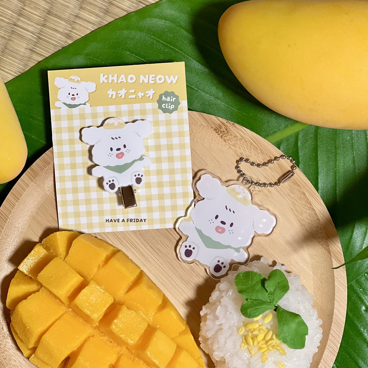 タイ出身【カオニャオマムアン】のカオニャオをよろしくお願いします🐶🥭

🥭 11月16日（土）
🥭 ブースB-370 西1階 

#デザフェス60
#デザフェス60リポスト