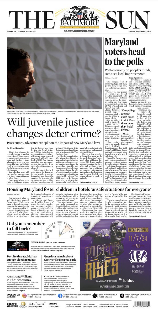 STARTING TODAY: You may notice your Sunday paper looks a bit different. 

That’s because the Baltimore Sun Guild is on a byline strike this week.

Stand with us at our kick-off tomorrow at 8 a.m. at 200 St. Paul Pl. or send a letter to Sun management.

actionnetwork.org/letters/respec…