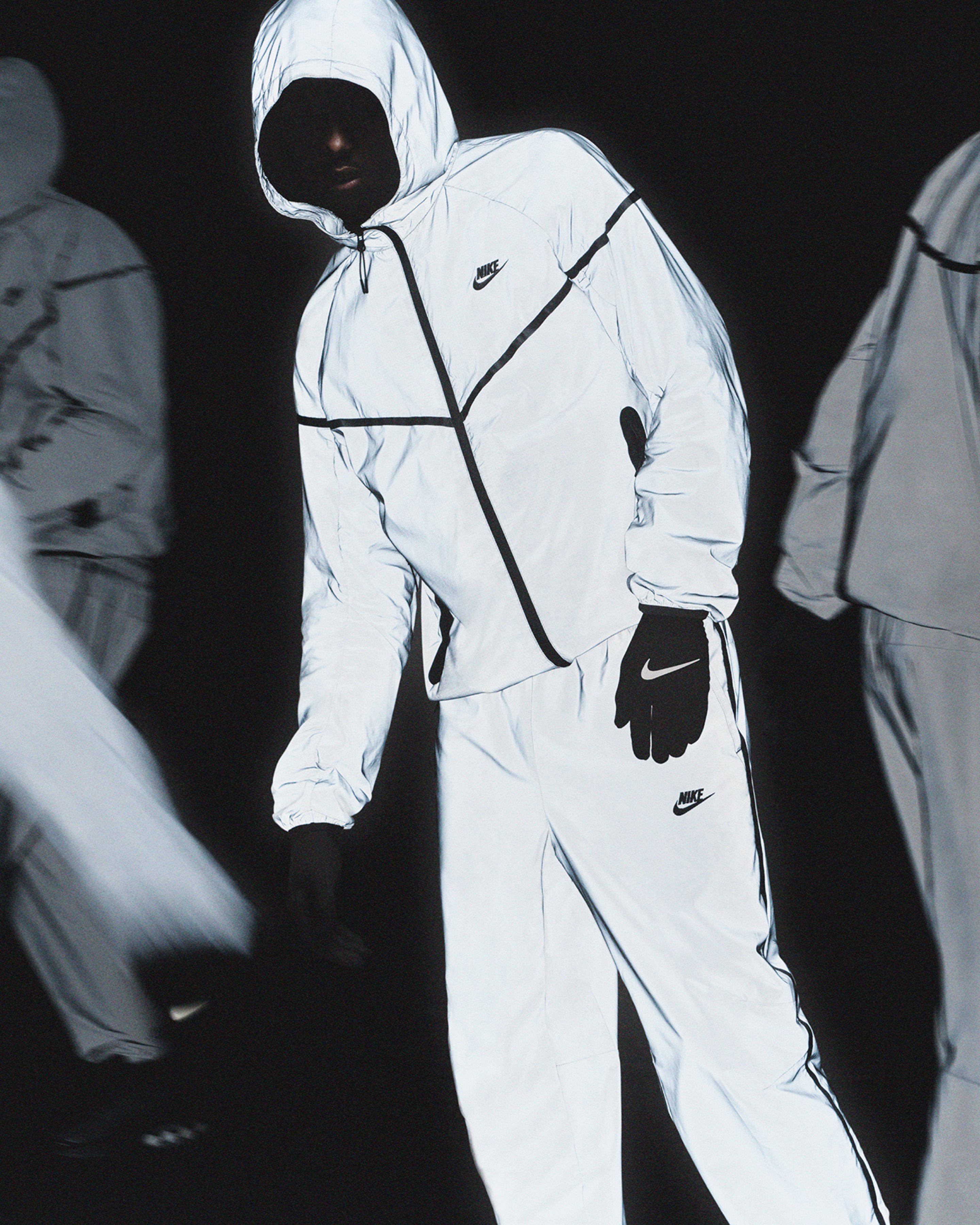 White nike tech suit hotsell