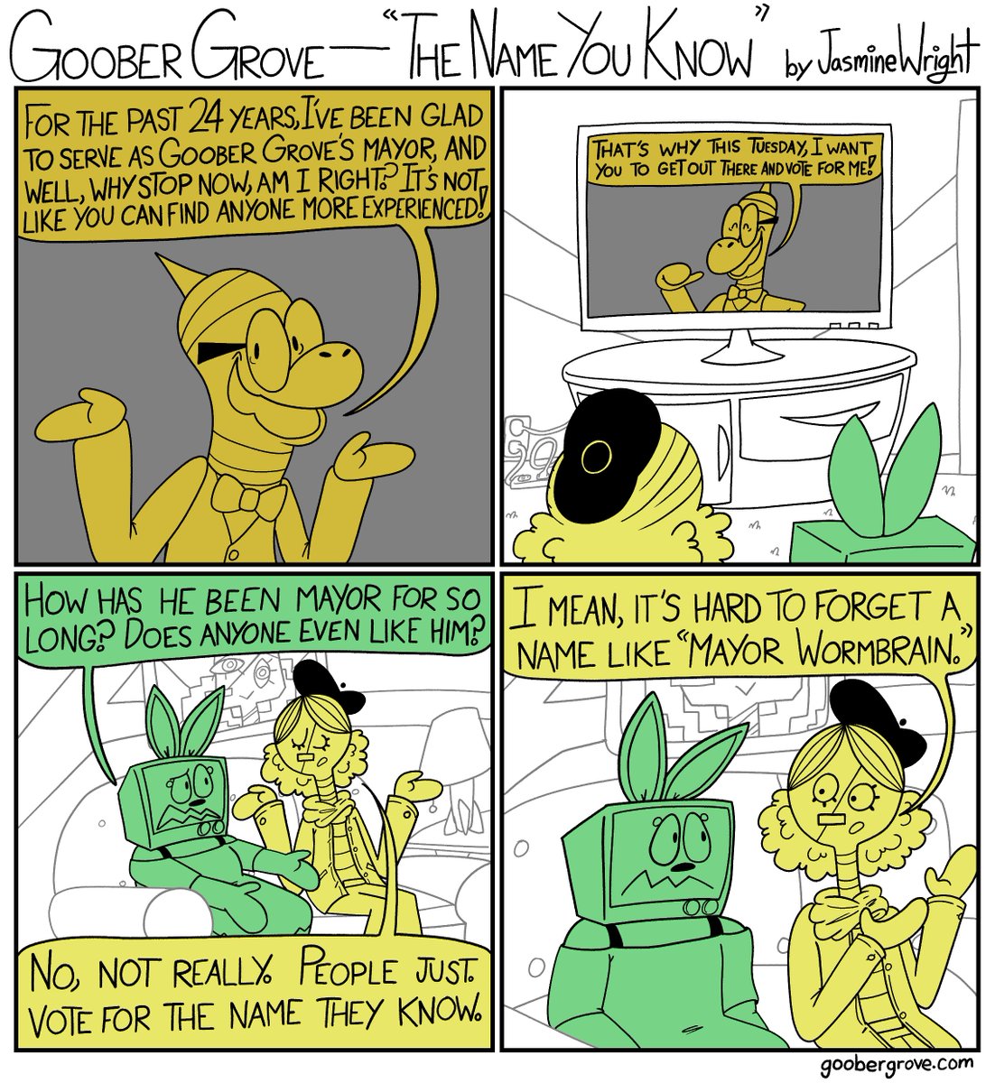 Goober Grove - The Name You Know
The mayor of Goober Grove runs a political ad.