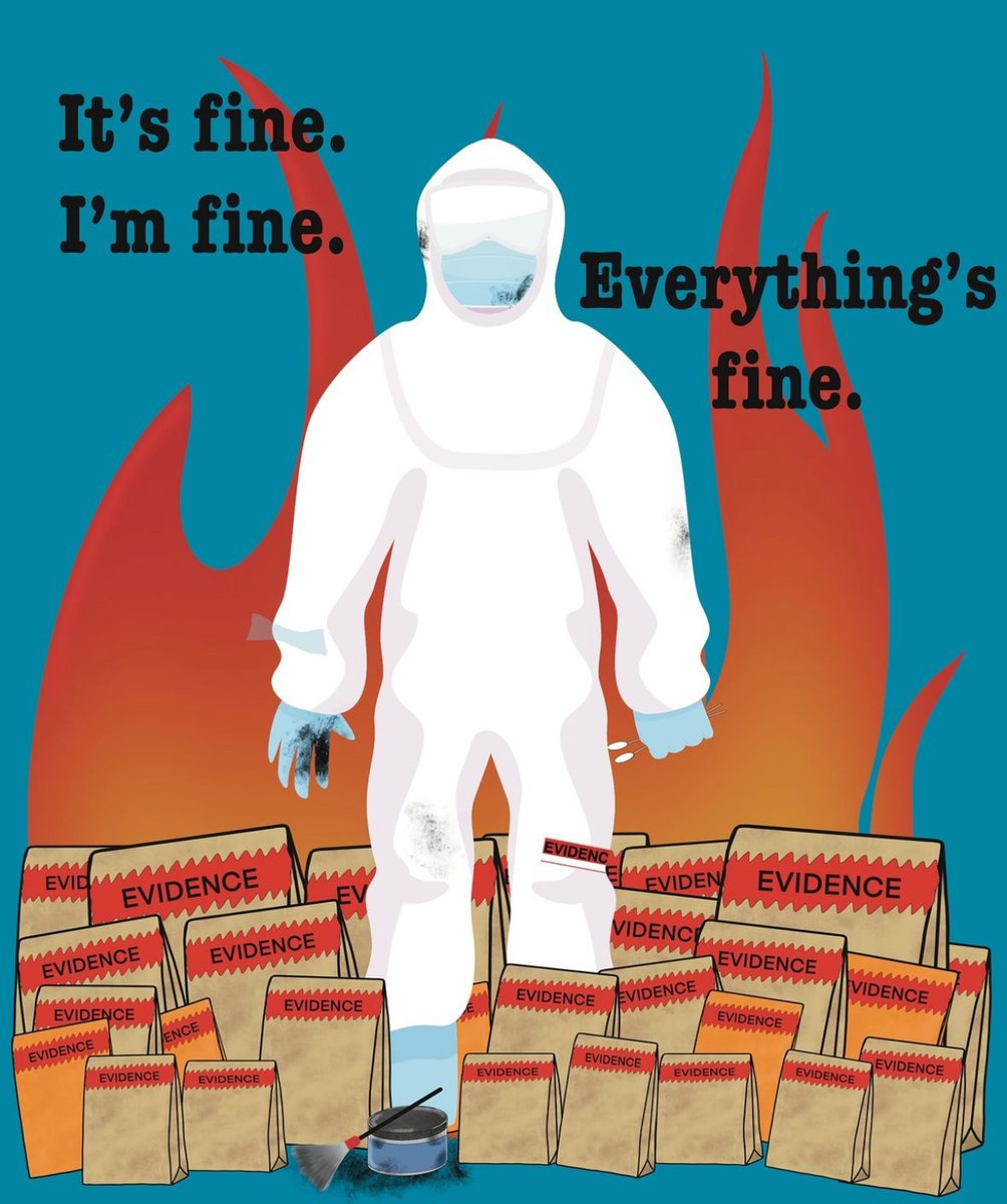 It’s all… fine 😩🔥 @forensics_junkie