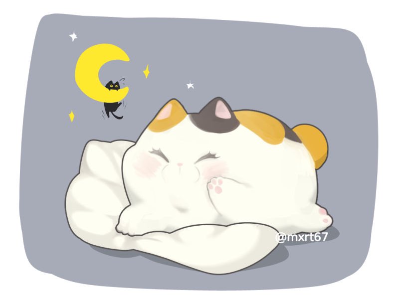 mxrt67's tweet image. おニャすみ🌙🐱🐾✨