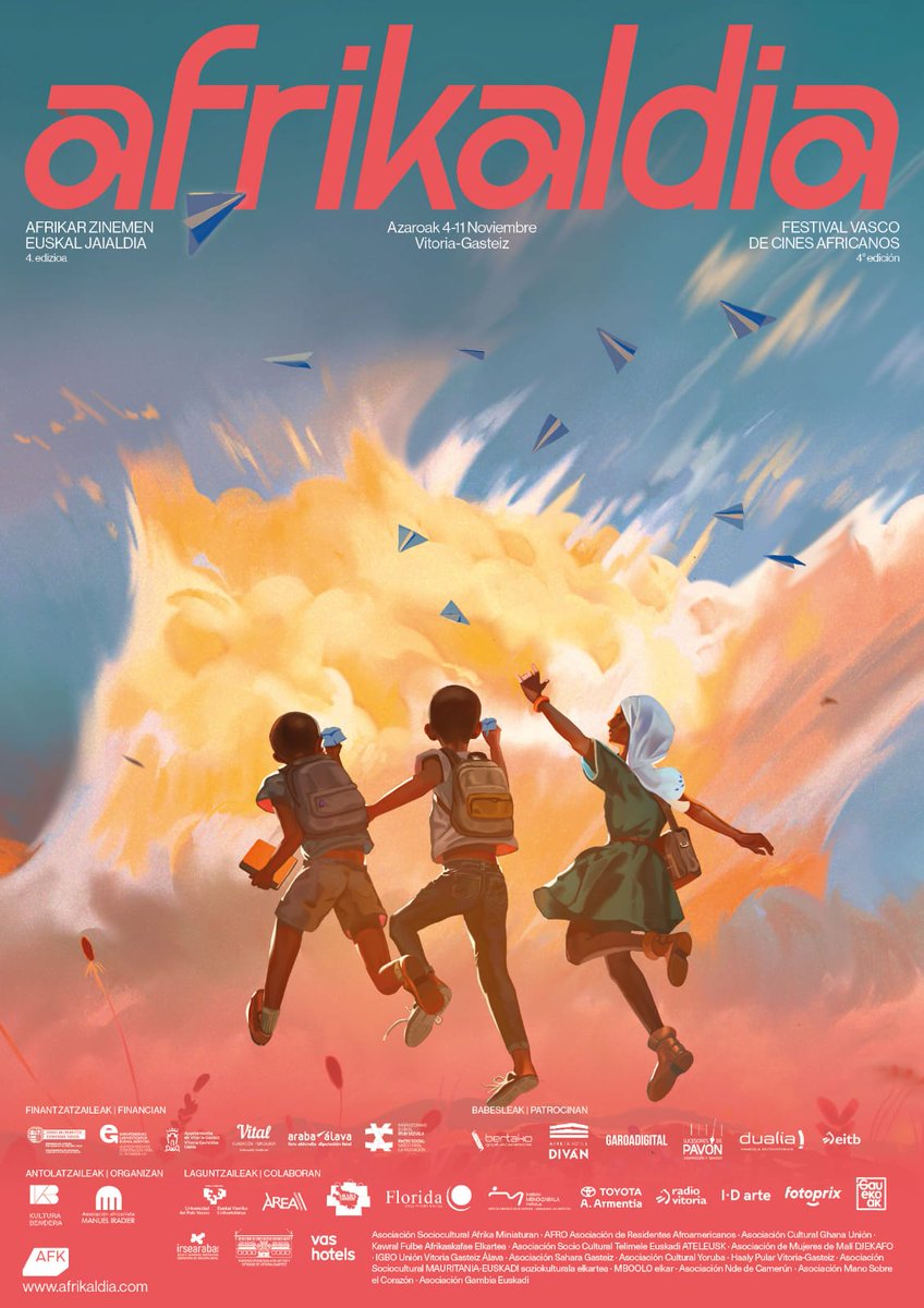DeteCCine (@elizarduy) on Twitter photo El festival de cine africano de mi ciudad, <a href="/afrikaldia/">Afrikaldia</a>, me ha invitado a su nueva edición. Así que la próxima semana hablaré de los estrenos a los que asista. Estoy muy emocionado.
Eskerrik asko aukeragatik!/¡Muchas gracias por la oportunidad! El festival de cine africano de mi ciudad, <a href="/afrikaldia/">Afrikaldia</a>, me ha invitado a su nueva edición. Así que la próxima semana hablaré de los estrenos a los que asista. Estoy muy emocionado.
Eskerrik asko aukeragatik!/¡Muchas gracias por la oportunidad!