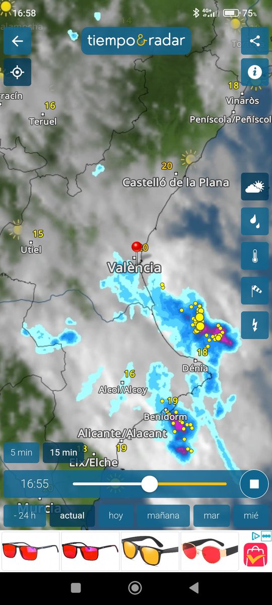 Aviso de alerta roja de nuevo en los Pueblos del Sur de Valencia. Todos a casa!