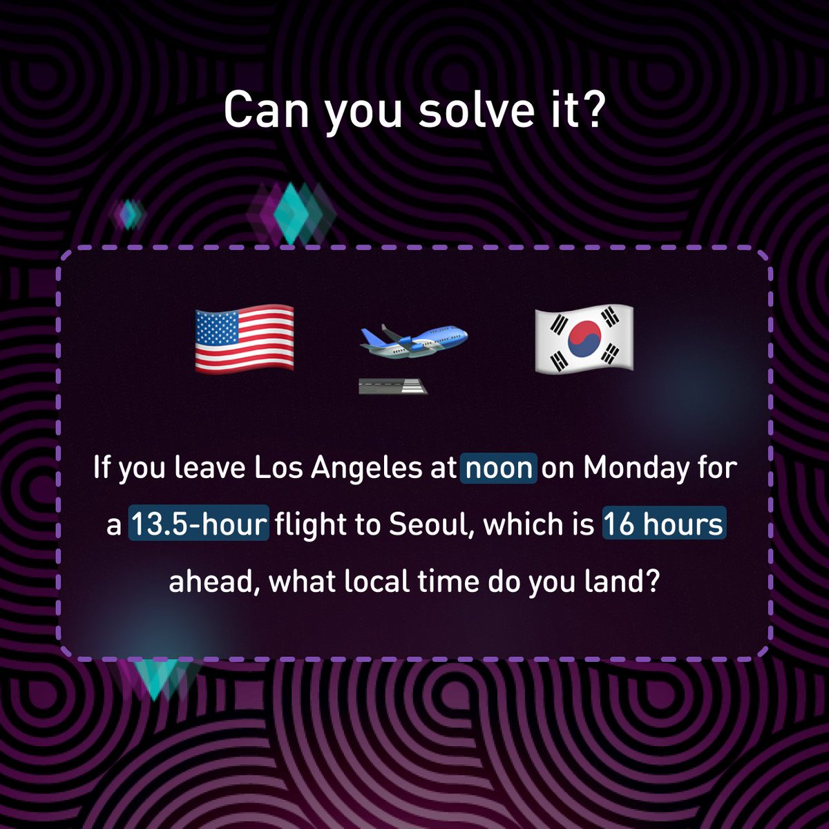 Can you solve it? Put your mental math skills to the test! ✈️