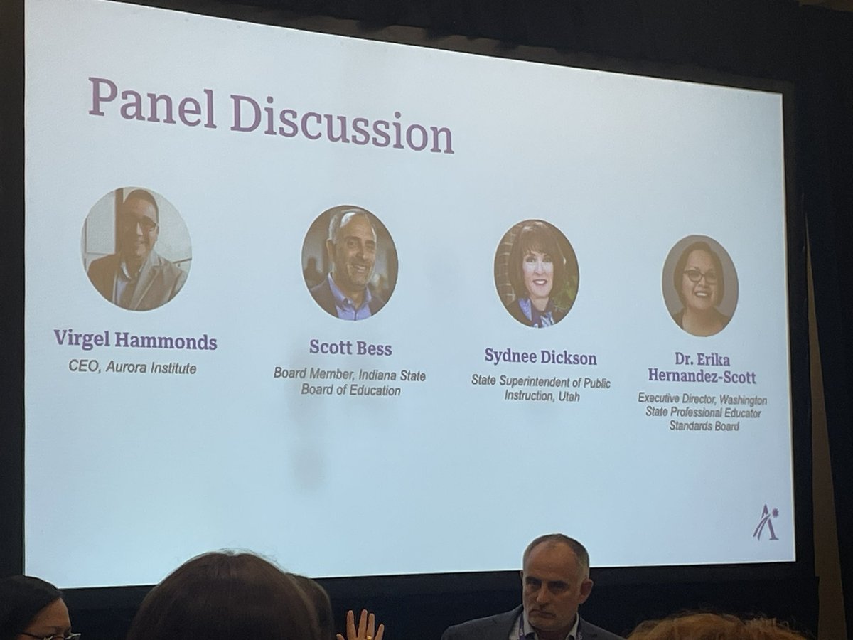 brandy_breeze's tweet photo. @Aurora_Inst hosting a panel discussion about state policy change toward personalized and competency based learning. How can we come together to develop all students? No more caged bird effect! https://t.co/tqMUTguaB9