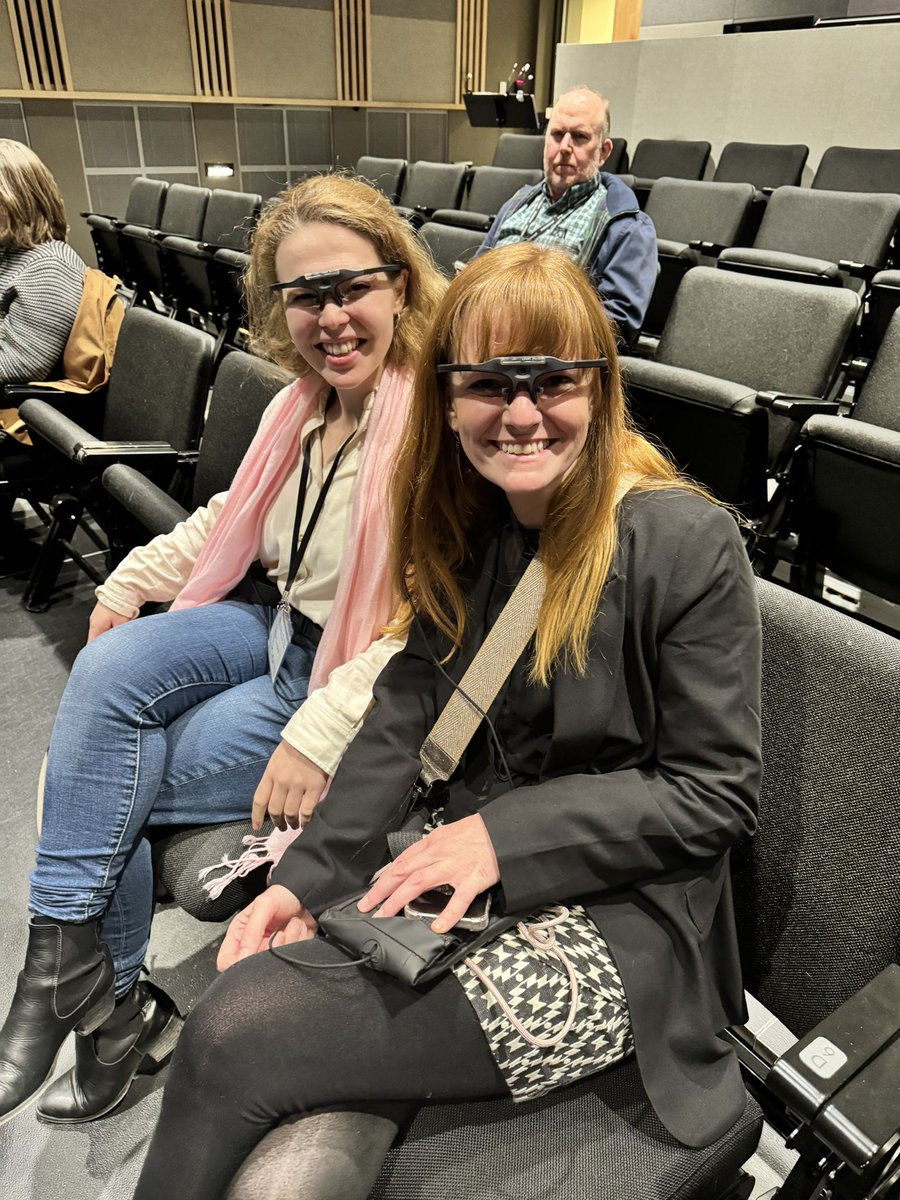 Last night for #NeuroMusic2024 we were treated to an amazing preview of Double Pendulum from Synaptic Rodeo in the LIVELab! We even collected some pilot eye tracking data 👀 

Check out the full performance November 15-17th, tickets here: showpass.com/synapticrodeo/ ☺️🎶