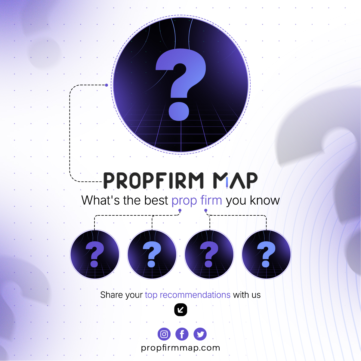 PropFirmMap's tweet image. 😁 What's the best prop firm you know ?