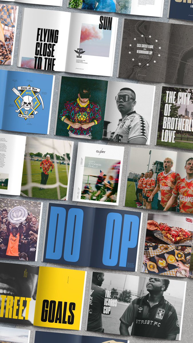 Philly issue has just dropped! Featuring: <a href="/SonsofBen/">Sons of Ben</a> <a href="/PhilaUnion/">Philadelphia Union</a> <a href="/icarus_football/">Icarus Football</a> <a href="/KensingtonSC/">Kensington Soccer Club</a> @casasoccer <a href="/PHLUnityCup/">PHL Unity Cup</a> <a href="/PatsSteaks/">Pat's King of Steaks</a> and much much more!

glory.studio/collections/ci…

#philly #Philadelphia #phillyunion #sonsofben #cheesesteaks #soccer #football #MLS
