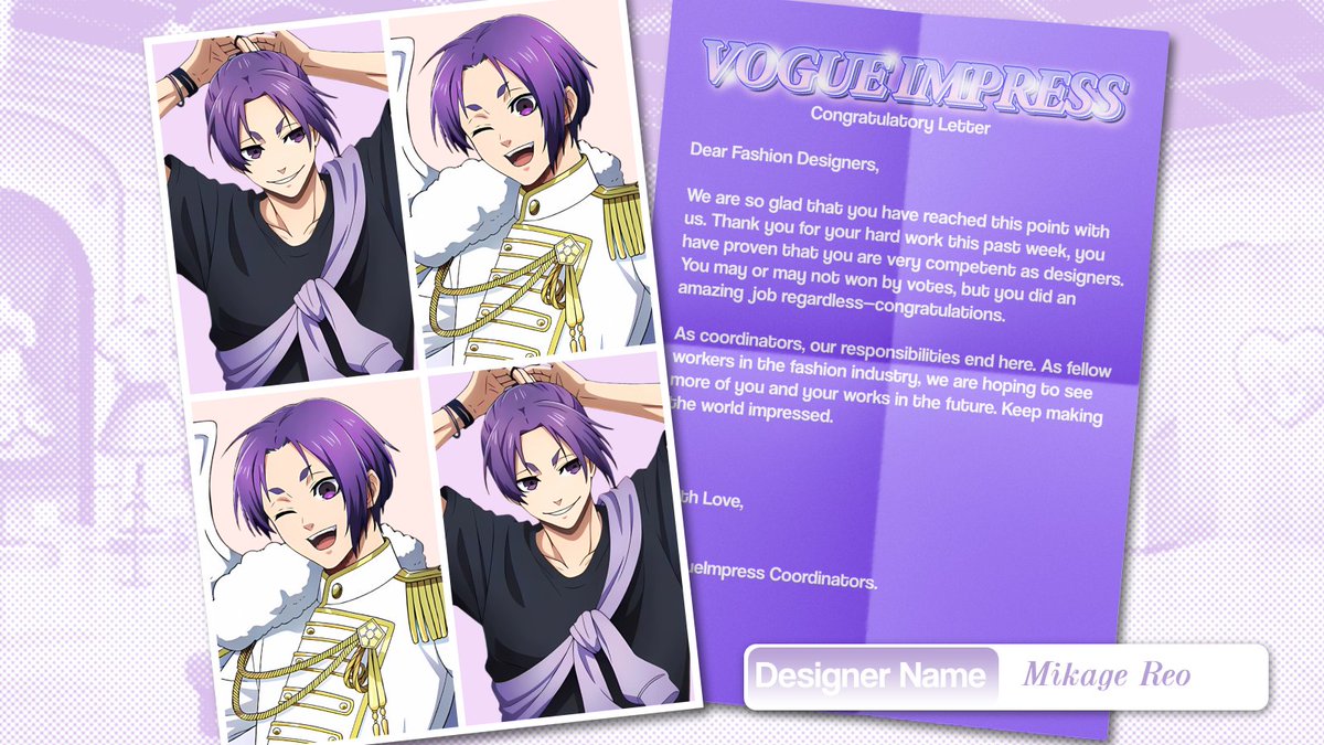 ⠀
⊹₊｡ꕤ˚₊⊹ As we say goodbye to this stage, I, 𝐌𝐢𝐤𝐚𝐠𝐞 𝐑𝐞𝐨, the 1st winner of 𝑽𝒐𝒈𝒖𝒆 𝑰𝒎𝒑𝒓𝒆𝒔𝒔 𝟐𝟎𝟐𝟒, From the initial sketch to the final runway lookㅡ Ready for a new era of fashion; it's about to dawn. 𐙚₊˚⊹ᡣ𐭩
⠀