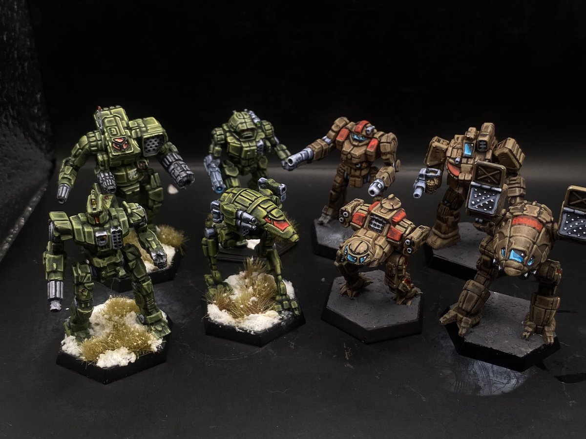 Going to get one of my co-workers into Battletech today. We’ve got Warrior House Dai Da Chi vs Taurian Velites.
#battletech #mechwarrior #battlemech