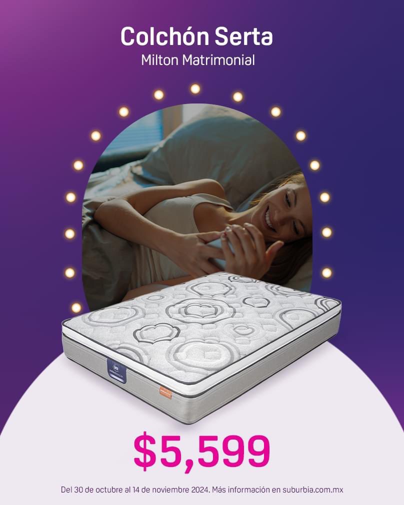 SenturaZamora's tweet photo. Aprovecha esta Súper Oportunidad para descansar mejor 🛏️😴 No lo pienses más y renueva tu colchón en SUBURBIA  #SenturaZamora 

#Sentura #Zamora https://t.co/dFp0vMv40y