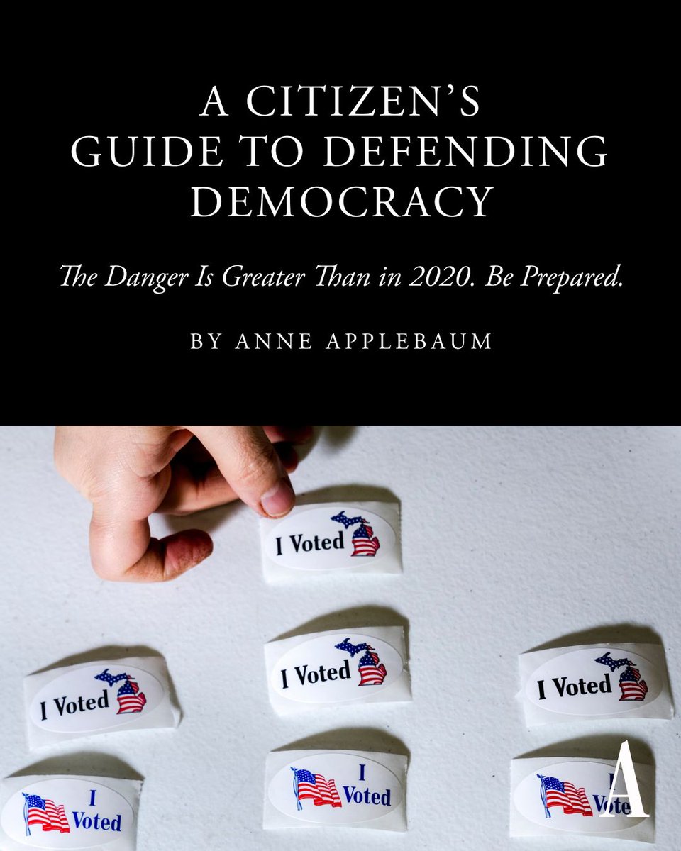 The Atlantic (@theatlantic) on Twitter photo Many people feel helpless about threats to democracy—that’s precisely the feeling that autocratic movements want to cultivate, <a href="/anneapplebaum/">Anne Applebaum</a> writes. But you can do something: theatln.tc/r9VPBX8U theatlantic.com/ideas/archive/… Many people feel helpless about threats to democracy—that’s precisely the feeling that autocratic movements want to cultivate, <a href="/anneapplebaum/">Anne Applebaum</a> writes. But you can do something: theatln.tc/r9VPBX8U theatlantic.com/ideas/archive/…