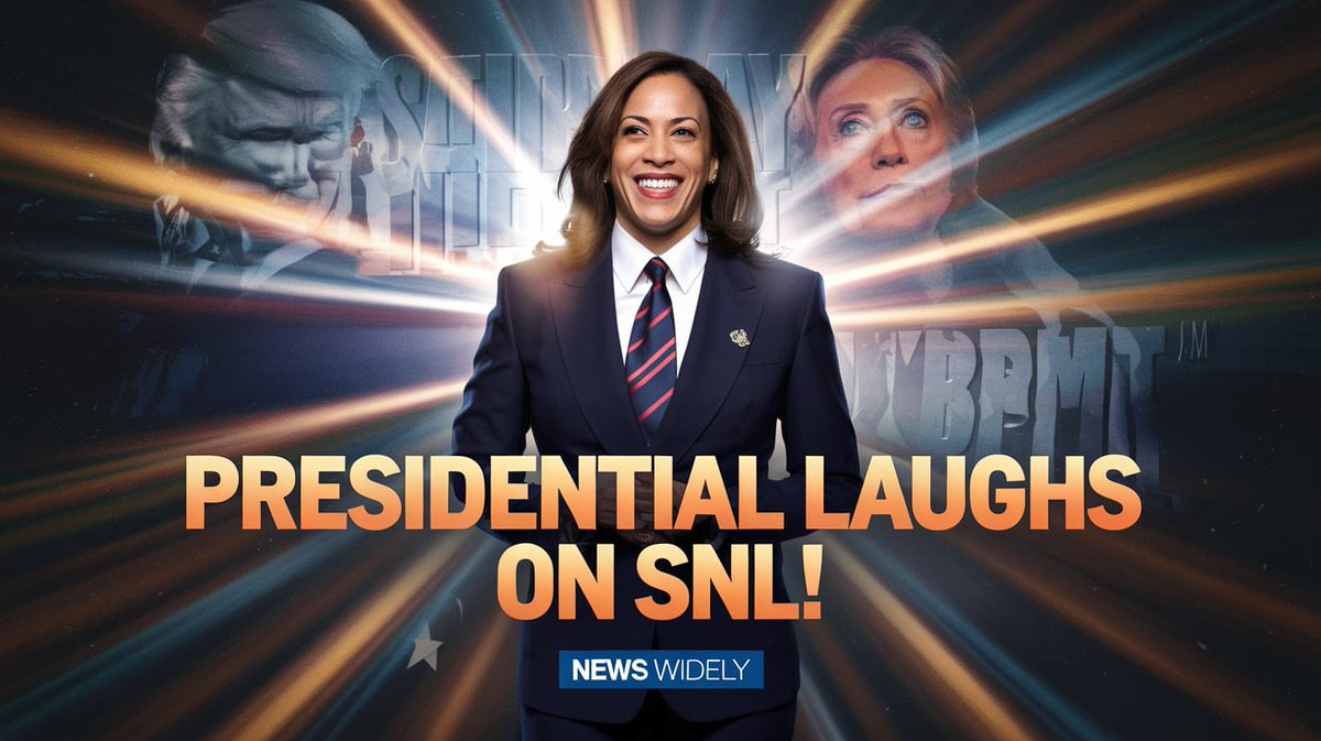 NewsWidely's tweet image. Harris Becomes the Latest Politician to Hilariously Crash Saturday Night Live!

Kamala Harris Joins the SNL Legacy in Race Against Trum
#KamalaOnSNL #PoliticalSatire #PresidentialHumor #SNL #KamalaHarris #DonaldTrump #HillaryClinton #USPolitics