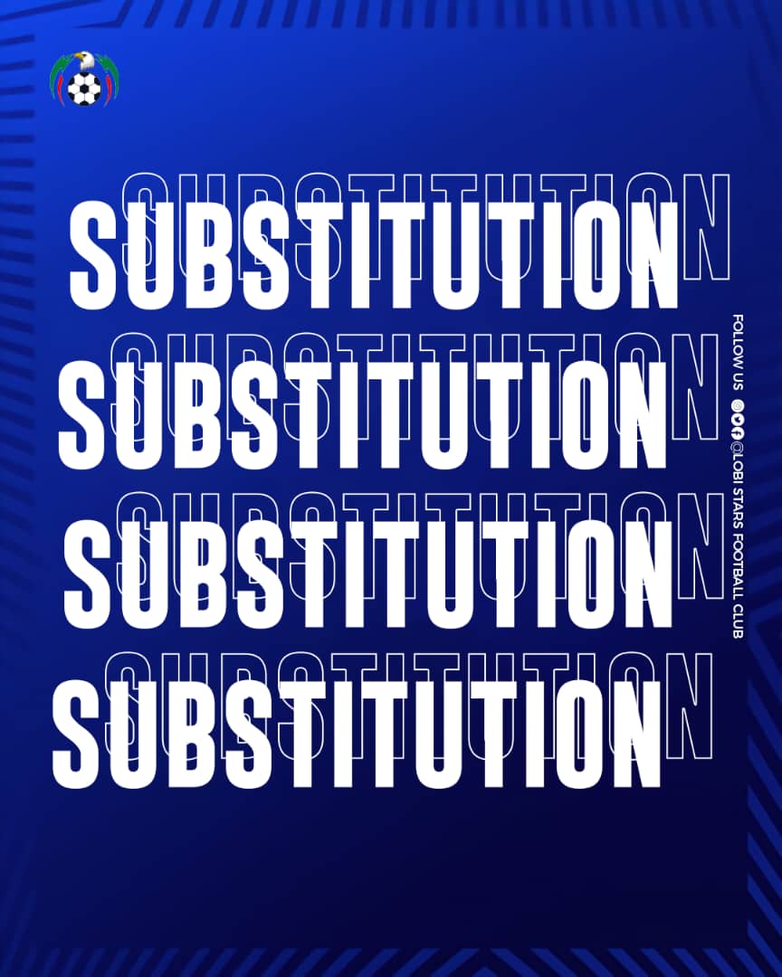 LobiStars's tweet photo. 46
Suur Kumaga, out
Segun olatuboso, in
I 0-0 I
#NPFL24
#REMLOB https://t.co/FyxwcniW6n