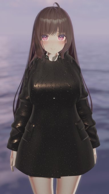 これは一部の人に刺さったら良いなの明るいとこで撮ったレインコート 