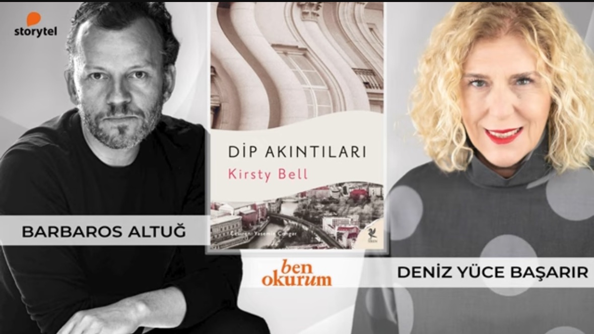 barbarosaltug's tweet photo. deniz’le @denizybasarir “ben okurum”da kirsty bell’in nefis berlin kitabı “dip akıntıları”nı konuştuk. istanbul’a, yükselen afd’ye, avlulardan berghain’a dallanan, sağa sola sapan bir su yolu gibi oldu netice:) berlin’i sevenler, sevmeyenler, merak edenler https://t.co/TJWvYYv2om https://t.co/Vn3zDRlWy8