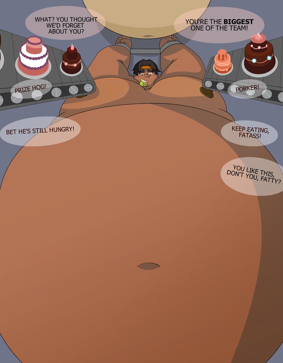 "Save your friends from the space feeder, they said.

They won't turn you into a blubber mountain, they said."