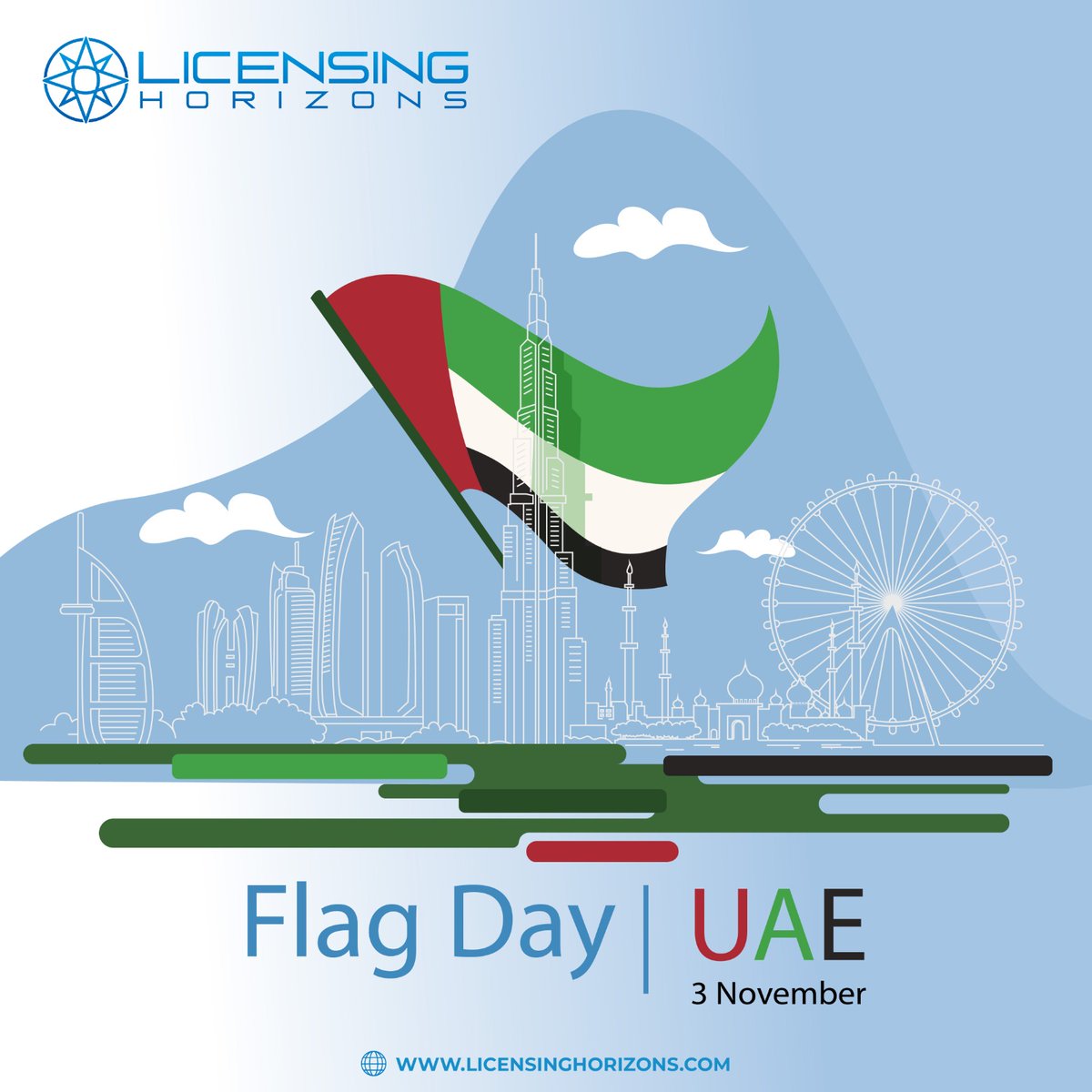 Happy UAE Flag Day from Licensing Horizons to everyone contributing to the UAE inspiring story!
#UAEFlagDay #LicensingHorizons #ProudUAE #UAE #Dubai