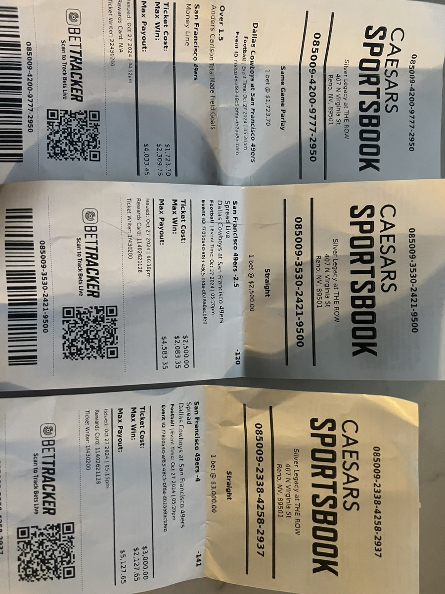LanceLegends777's tweet photo. Who wants my top NFL Plays today? We not only give out winners we show the winning tickets!
50 likes/ 20 Retweets
Comment and I’ll DM my VIP card!
#freepicks #nfl #GAMBLINGX #sportsbets #lancelegends @FTFonFS1 @CaesarsSports @BetMGM @ActionNetworkHQ @SharpestSports @FOXSports @NFLonFOX @stoolgambling @barstoolsports