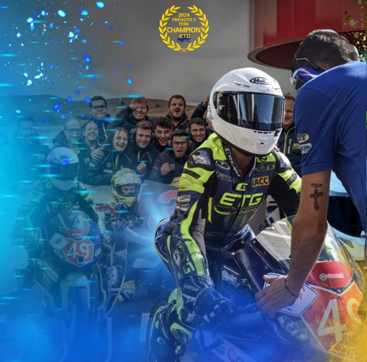 GrassrootsToGP's tweet image. The 2024 ESBK PreMoto3 Champion is Izan Rodriguez! 

He joins brilliant roll of honour;

2023 Alex Longarela 45 
2022 Jesus Rios
2021 Alvaro Fuertes 
2020 David Perez 
2019 David Perez  
2018 Marcos Ruda
2017 Pedro Acosta 
2016 Sergio Garcia 
2015 Alonso Lopez 

#ESBK #PreMoto3