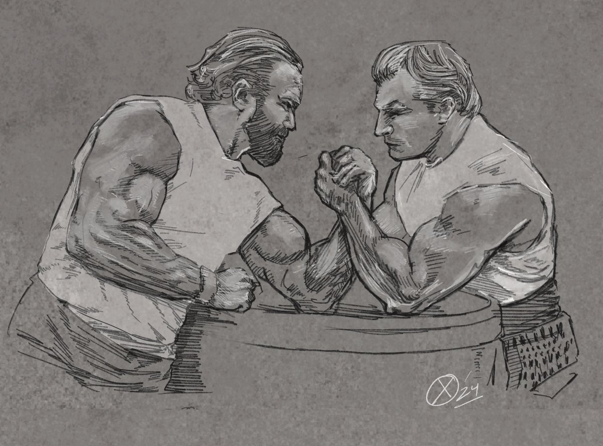 Detail: Working on some pencils for a Far larger portrait commission ...with a twist :) 
w/ <a href="/RJMacready1776/">R J Macready</a> 

Stay Tuned!