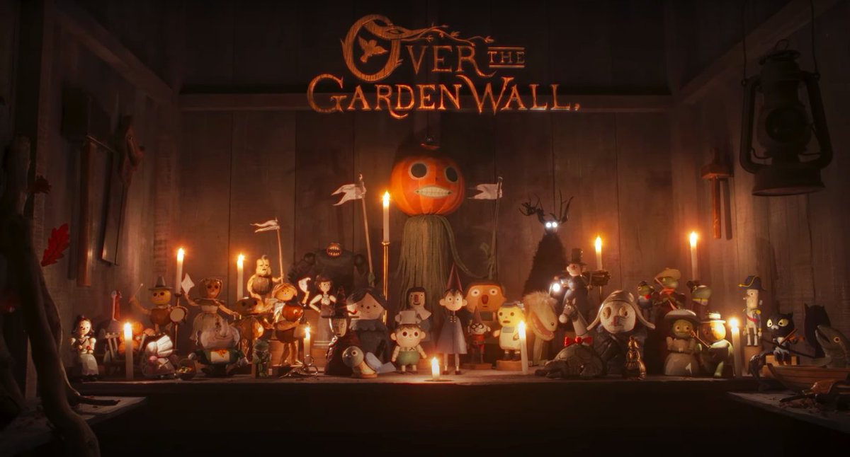 belllmonts's tweet photo. i love you over the garden wall, i love you aardman, i love you wirt and greg, i love you beatrice, i love you the unknown, i love you stop motion animation, i love you timeless art made by human skill, craft, and passion :') https://t.co/MWVmD4EOYl