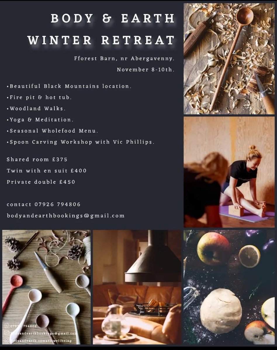 catrinphysio's tweet image. My lovely friend still has a few places left for her weekend retreat. Lovely food amazing venue wonderful yoga and even a fizzy hot tub outside.