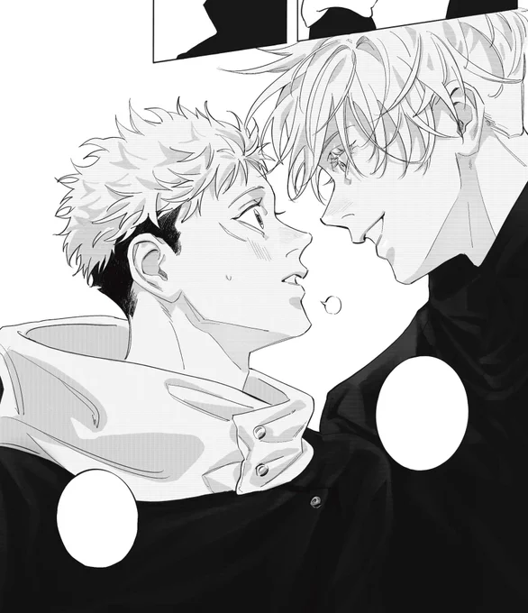 Seems like Gojo likes to invade Yuuji's personal space 🤷‍♀️ 