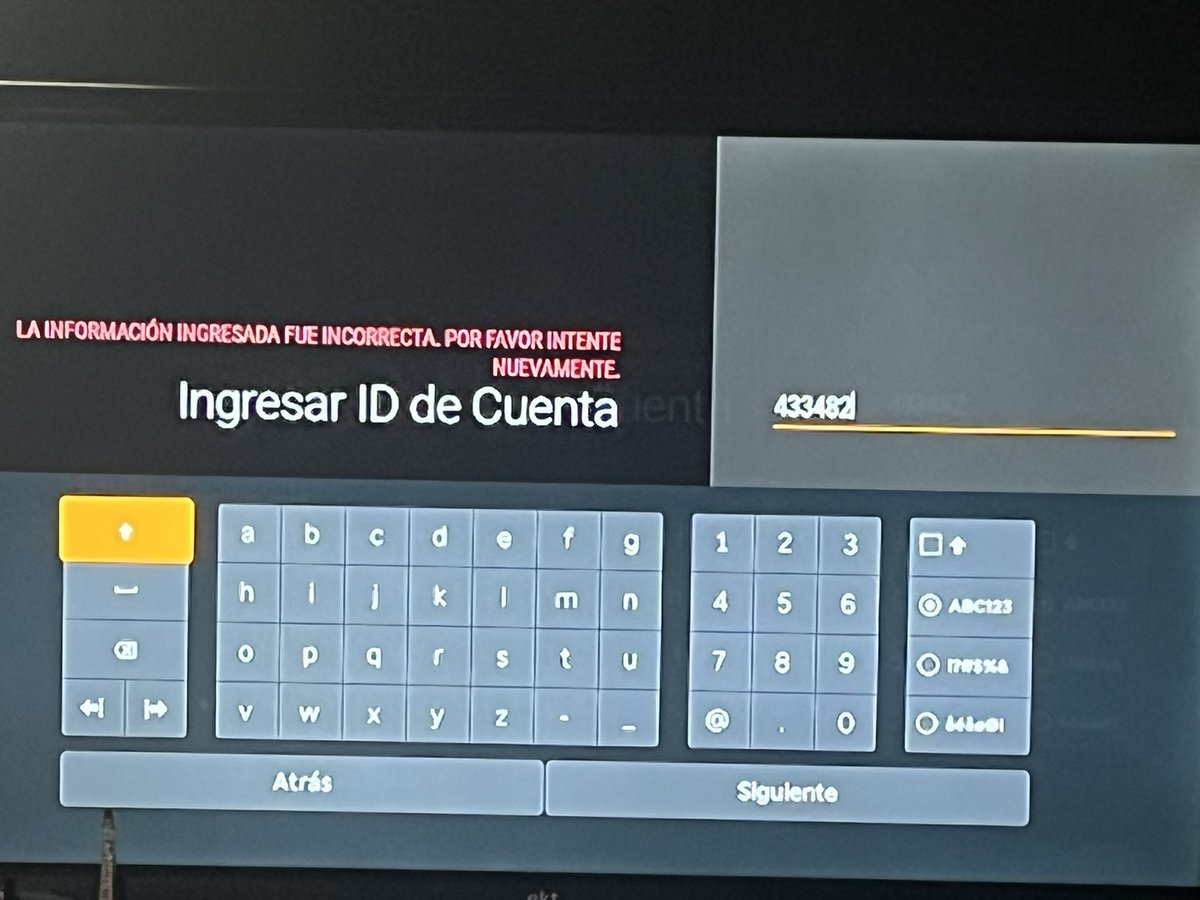 rocam25's tweet photo. @mvshub tengo problemas para poder acceder al servicio, me podrían ayudar? https://t.co/ss38Y5BoJy