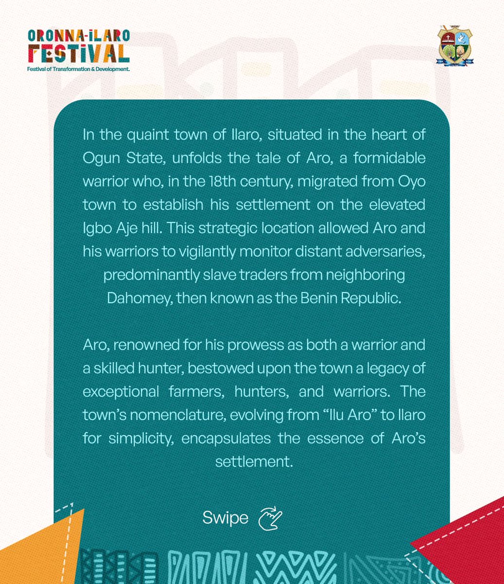 oronnafestival's tweet image. What is Oronna Festival?

Let's get to know more about the history of the Oronna Ilaro Festival.

#oronnailarofestival2024 
#oronnailarofestival
#ilaro