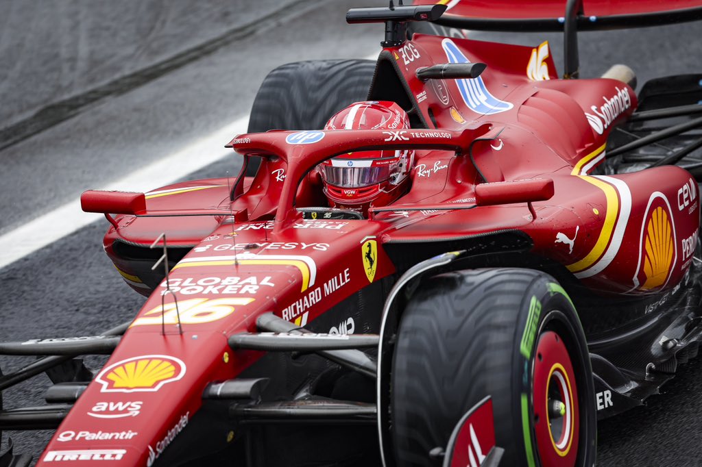 Charles Leclerc in Brazil
