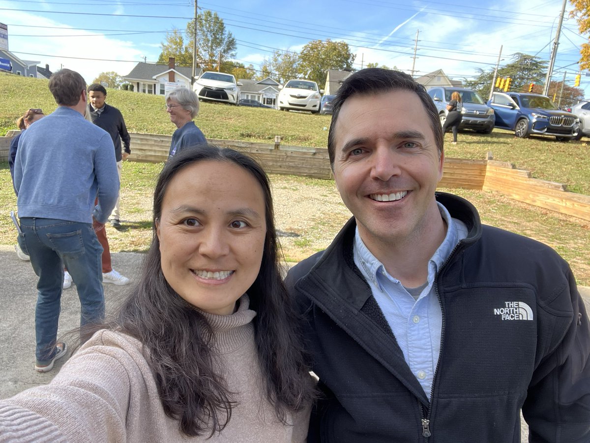 YaLiu4NC's tweet photo. House democrats @marciahmorey @TerryBrownCLT canvassing for our friend &amp; colleague @DiamondForNC @AllisonJRiggs @JeffJacksonNC . We win North Carolina when we win Cabarrus  County! @NCHouseDems https://t.co/mLdjvmXC4Z