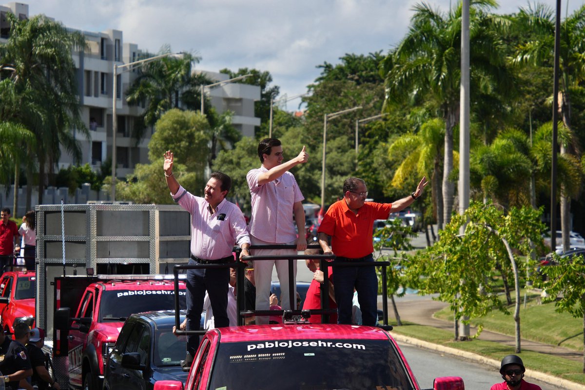 DalmauSenador's tweet photo. ¡Arrancamos el Virazón 100x35 desde Carolina junto a nuestro próximo Comisionado Residente @PabloJoseHR y el alcalde José Carlos Aponte! https://t.co/OFAD7PtsEk