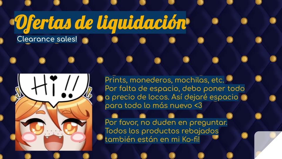 HeliosAshes's tweet photo. HELLO my lovely ppl! Im going to do a CLEARANCE SALE (liquidación) with my merch.

I need more espace because i want doing new things in 2025. Only with a repost helps me a lot! <3

Spanish info in the pictures!

Links in the next post! :) Or DM me! thankyou! https://t.co/zTnKXJ4e5F