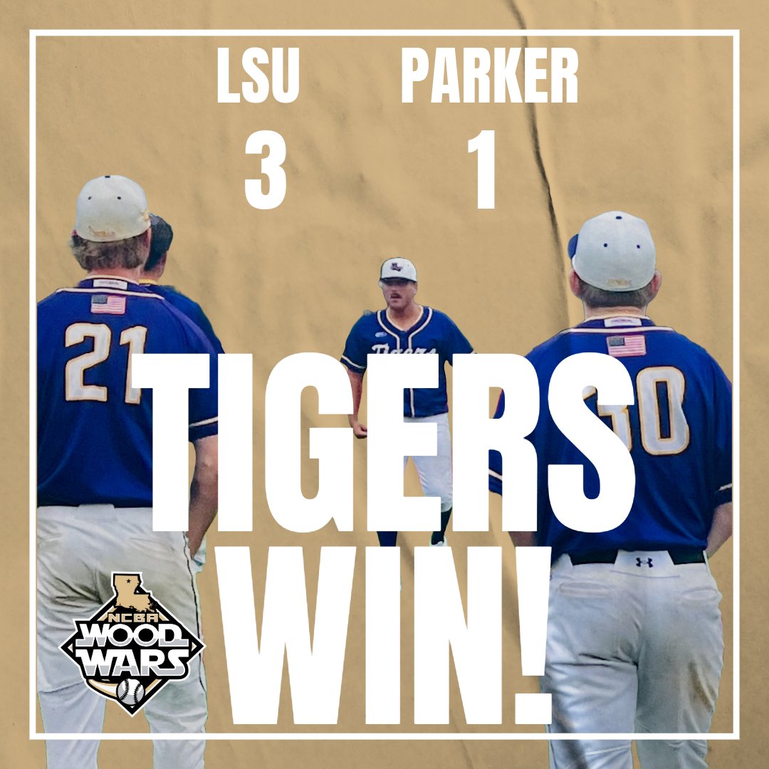 The <a href="/LSUBaseballClub/">LSU Club Baseball</a> Tigers punch their ticket to the finals after halting <a href="/ParkerUniv/">Parker University</a> 's game tying rally in the 7th. The TIgers will now have an opportunity to defend their <a href="/Wood_Wars/">Wood Wars</a> title!