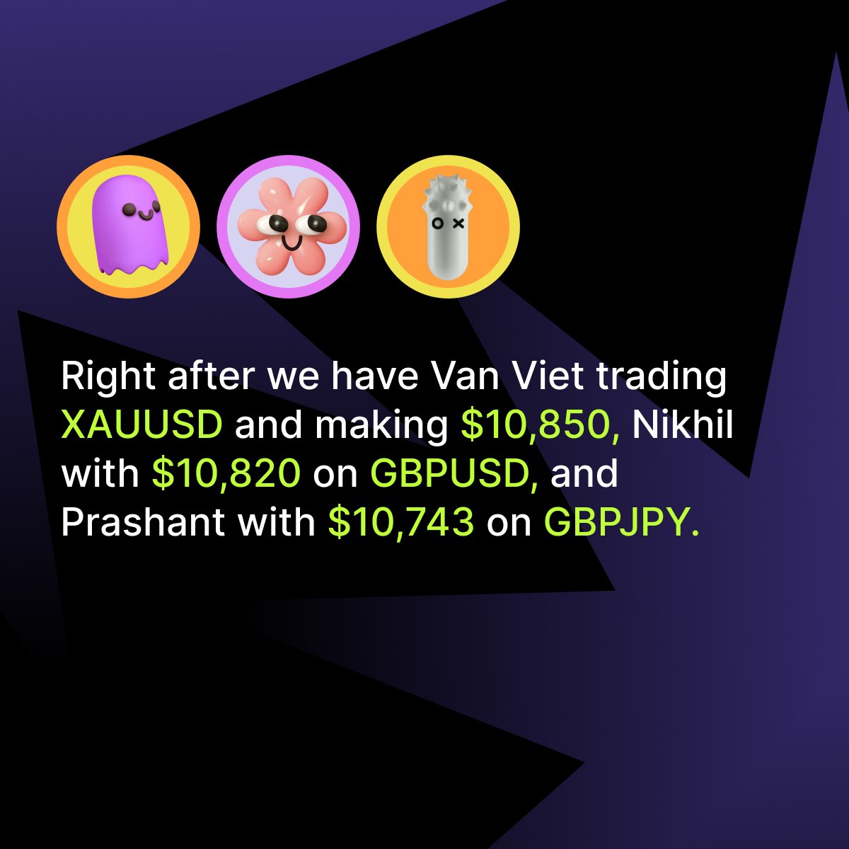 InstantFunding_'s tweet image. First five trades in the top are all above $10,000 🤩

That’s some power moves right there 💪
