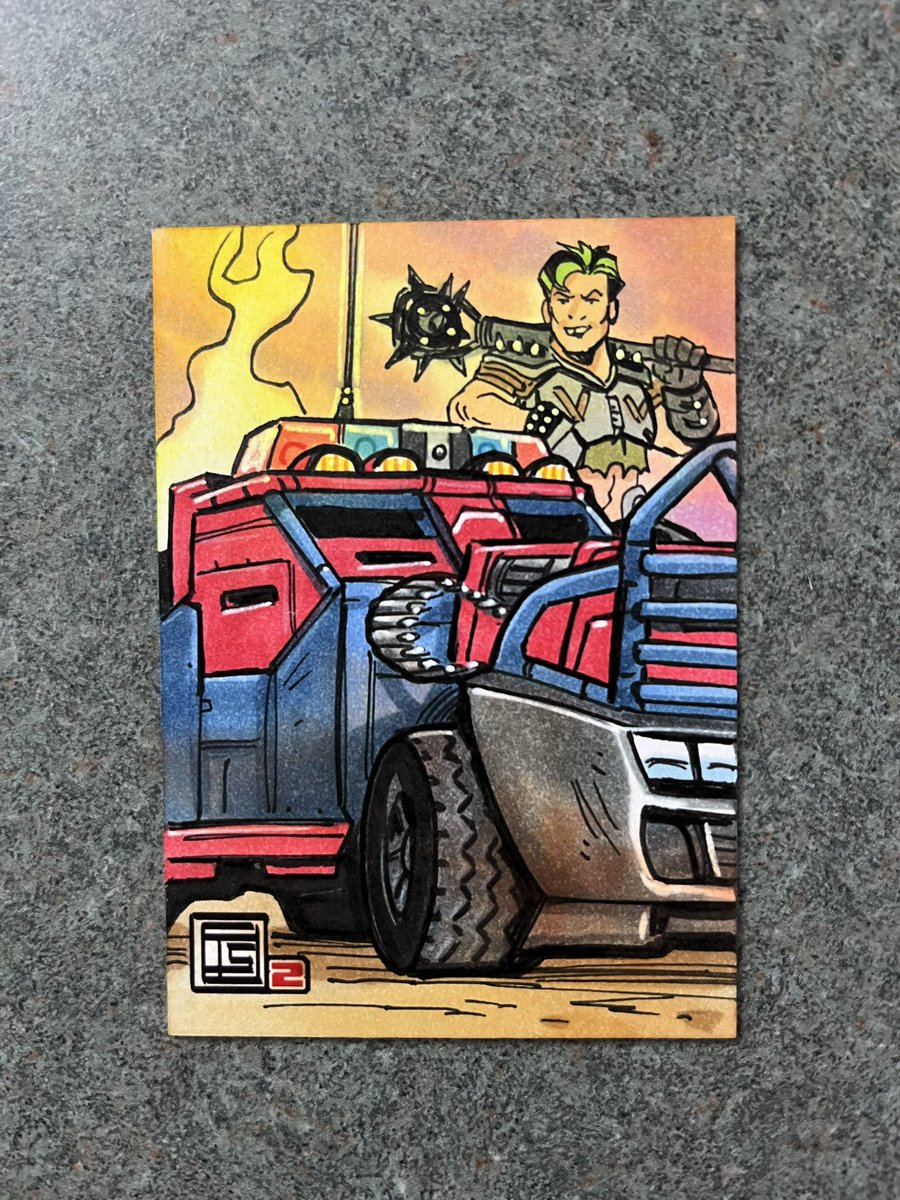 Joevember Day 3

Thrasher and his Thunder Machine sketch card. Ink, markers, pastel. 

Up for grabs. $40 plus shipping. Message me to claim. 

More Joe art coming everyday this month. 

#gijoe #cobra #yojoe #sketchcard  #joevember #dreadnoks #thundermachine #thrasher