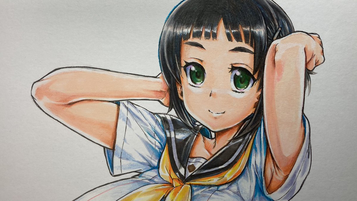 桐ヶ谷直葉 「進捗wipこれが新たなる力… 」|なべゆ@C102(土)東34a🧊のイラスト