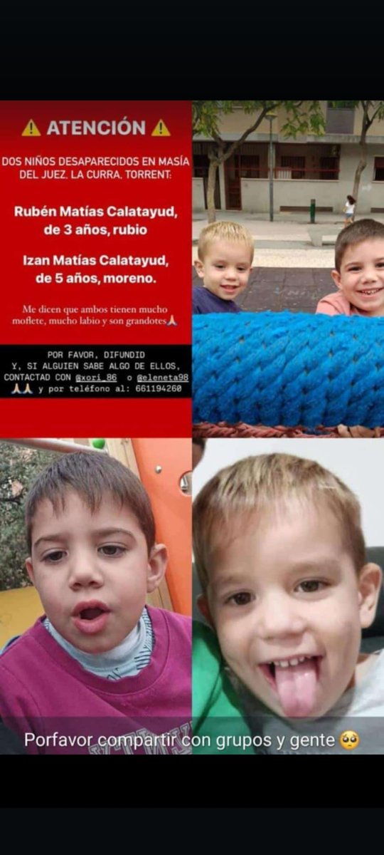 ClimentMoral's tweet photo. Difusión 
@julioinsadji 
@tamaritedu @karvaio @abelaguado_ @robertoferriol @jorgeruve @Dani_Merono @Mery_Caballero 
Desaparecidos https://t.co/06ogrtBFAk