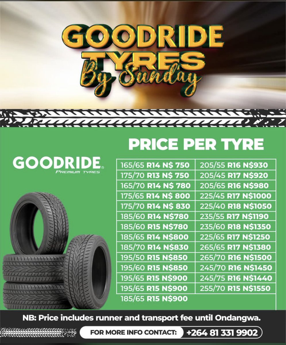 Notyourfan98's tweet photo. @Shikonekeni_ Prices include transport till Ondangwa https://t.co/4Qr4nmRMrs