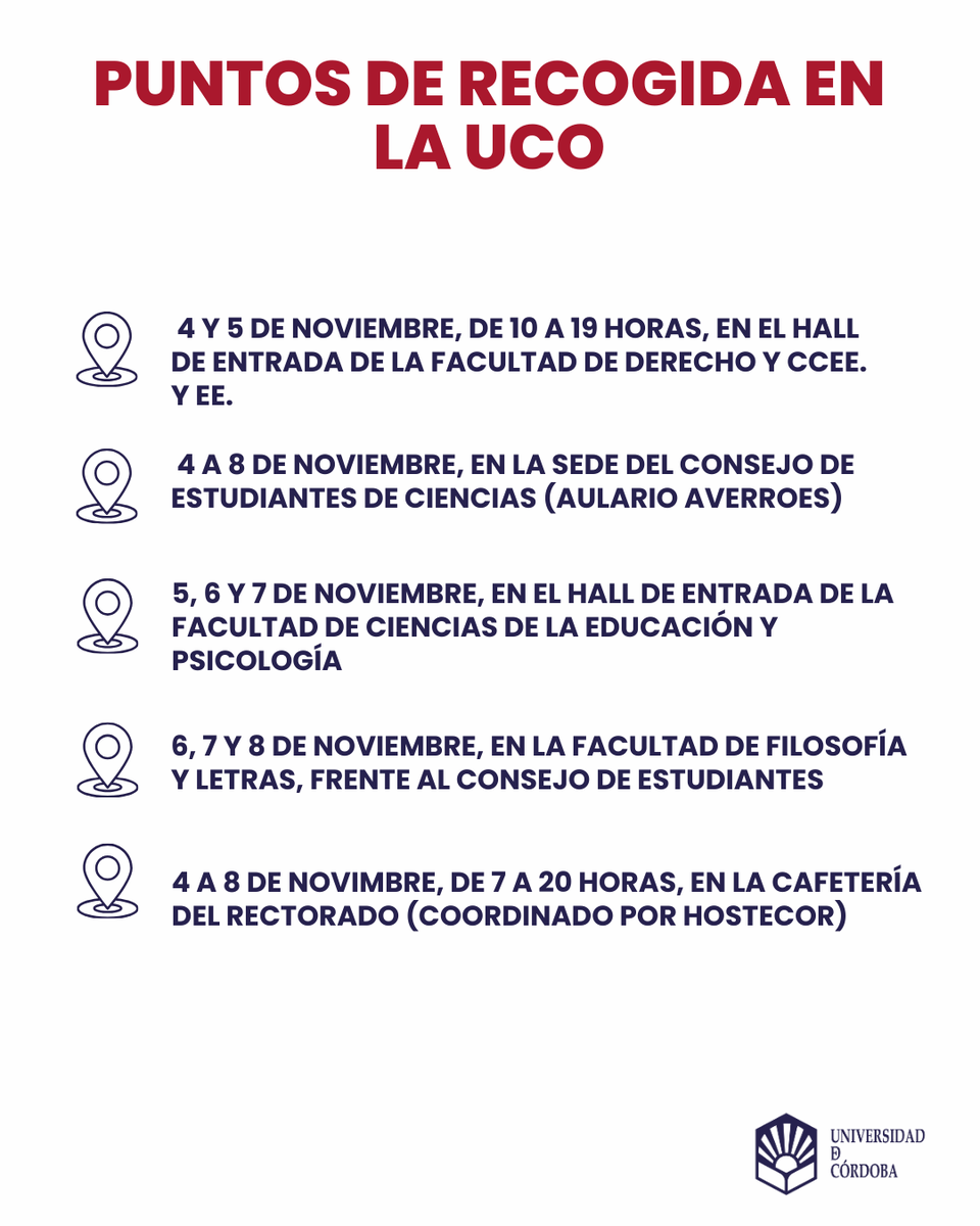 Univcordoba's tweet photo. 📢💙 ¡Solidaridad con Valencia! 💙🌧️

Desde la UCO nos unimos en apoyo a las personas afectadas por la DANA en Valencia. Los Consejos de Estudiantes coordinan recogidas solidarias. 

Si quieres colaborar, acércate a tu Consejo de Estudiantes y aporta tu granito de arena. 🙌🏼 https://t.co/Jy9ju8K6Iv