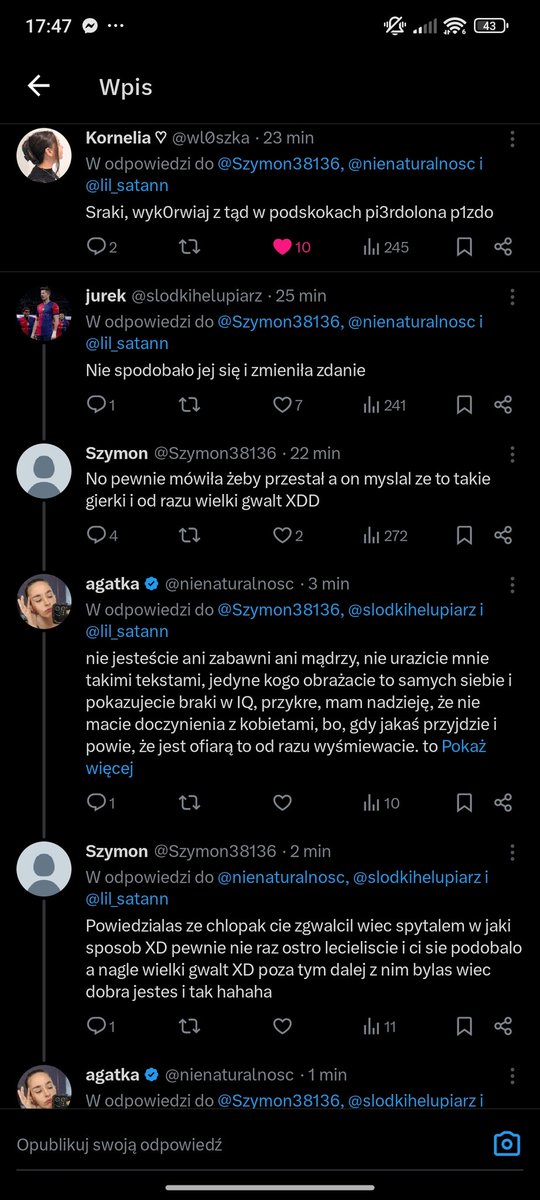 nienaturalnosc's tweet photo. dlaczego ofiary gwałtu nie zgłaszają się na policję? lub nie mówią głośno o swoich przeżyciach? dlatego. https://t.co/dNlWRC8n4g